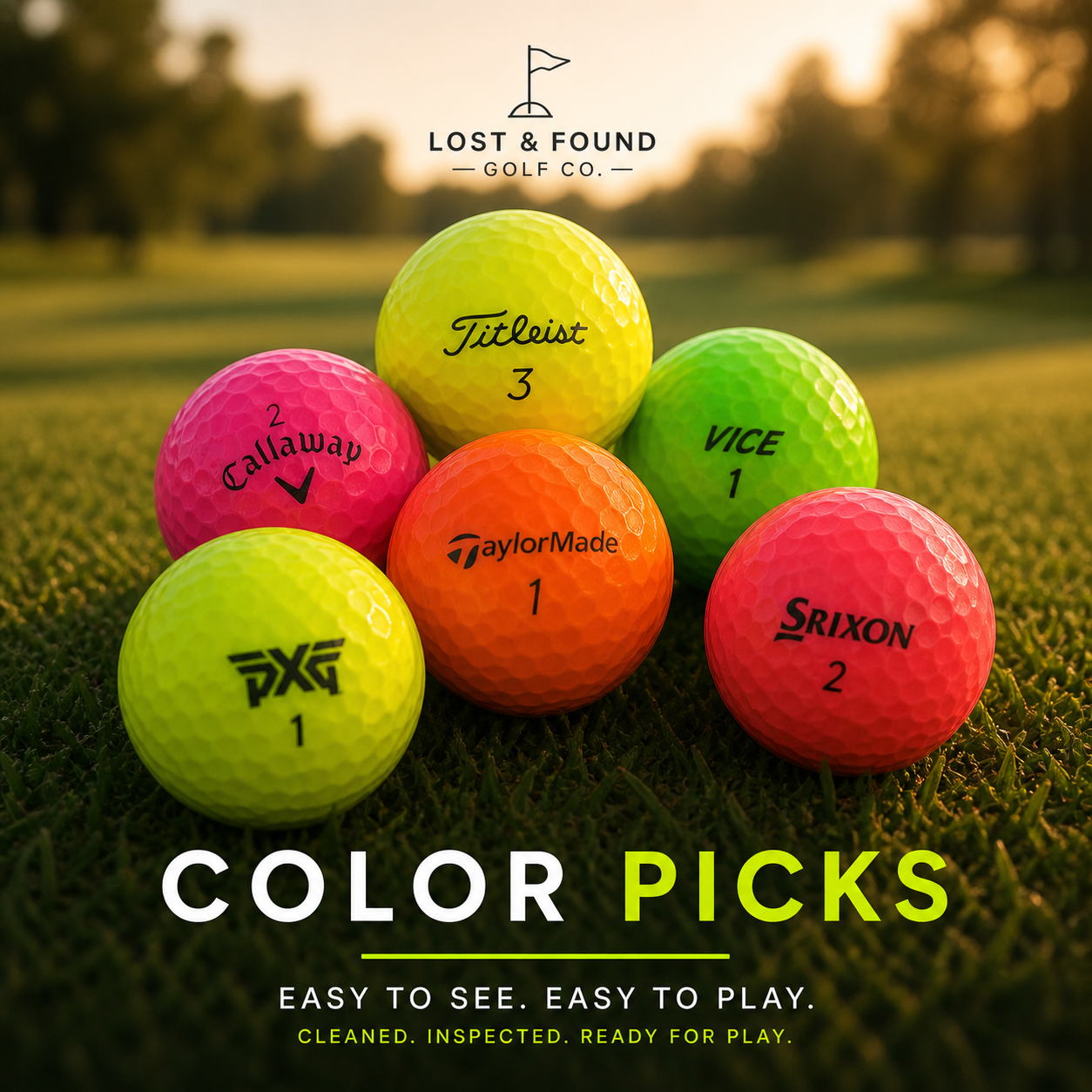 Color - Golf Balls