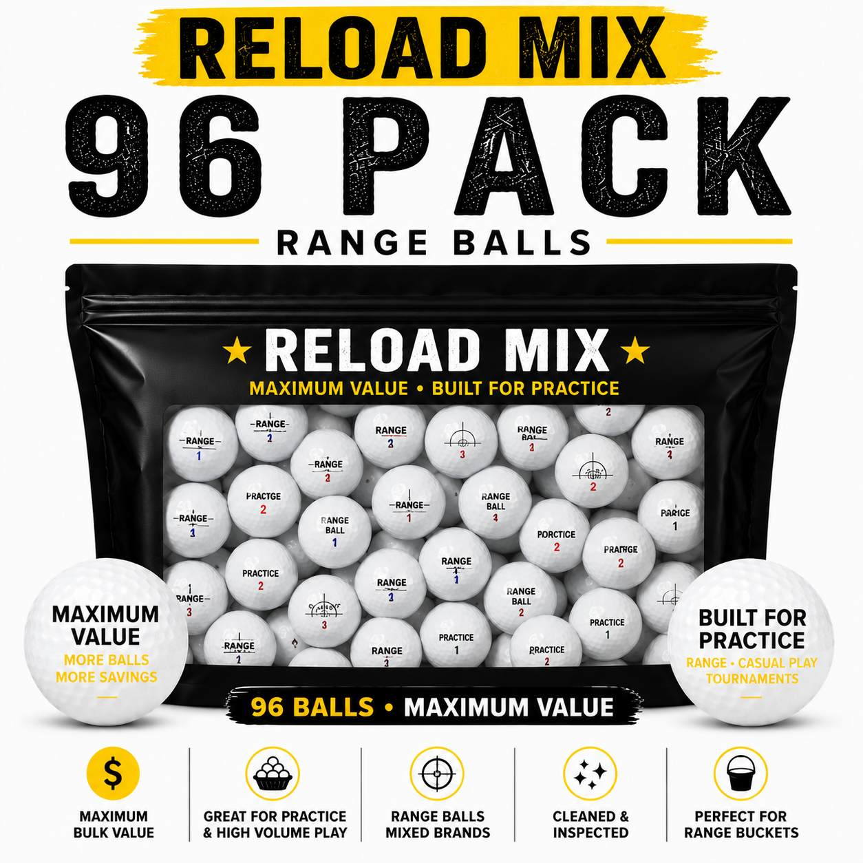 Reload Mix Golf Balls