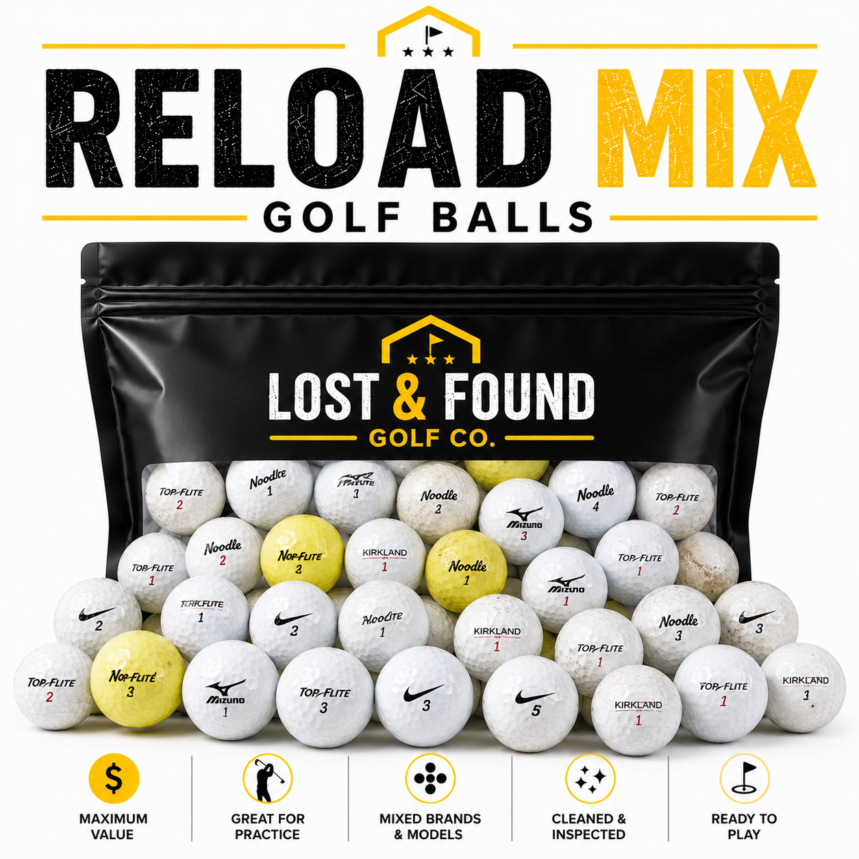 Reload Mix Golf Balls