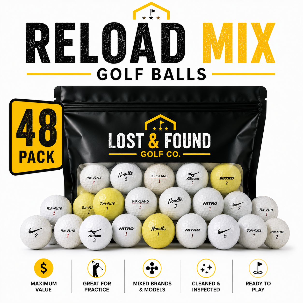 Reload Mix Golf Balls