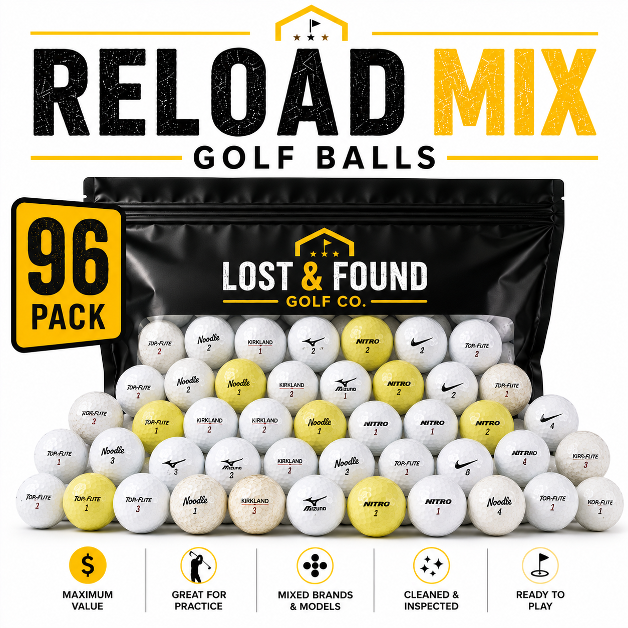 Reload Mix Golf Balls