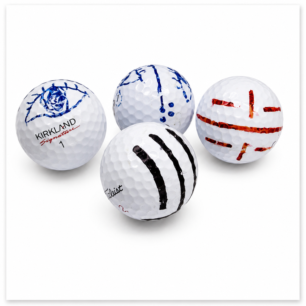 Player Marked Golf Balls
